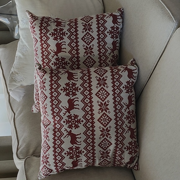 Holiday Accent Pillow SET of 2 - Picture 2 of 7